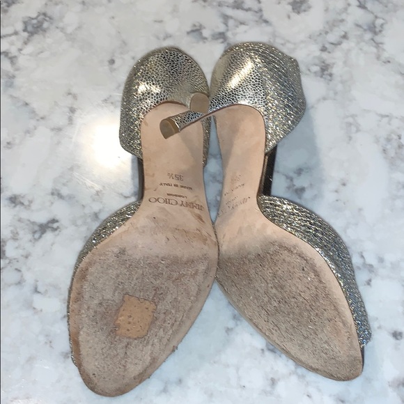 Jimmy Choo Glittered d’Orsay Pumps - Picture 6 of 7
